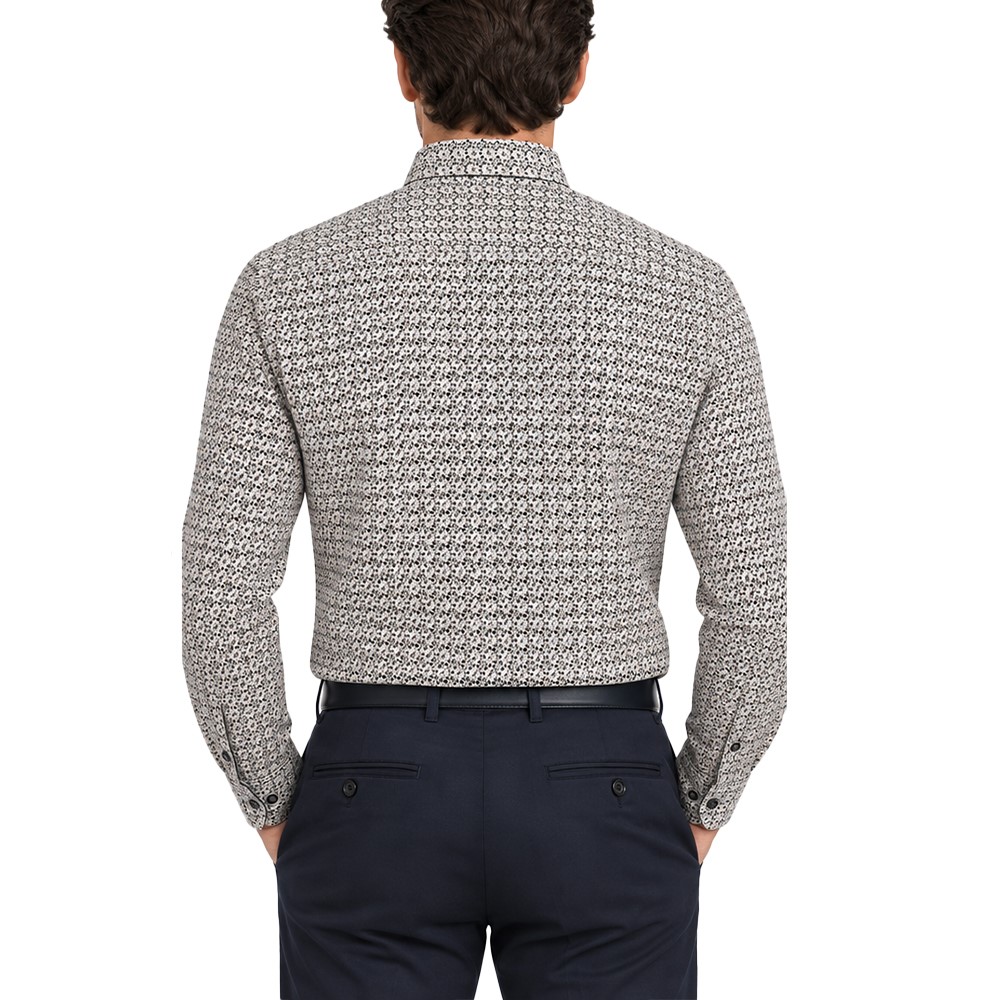 BUGATTI Camicia Uomo Soft Cotton Regular Fit Collo Button Down 28717f-9350 multicolore - immagine 3