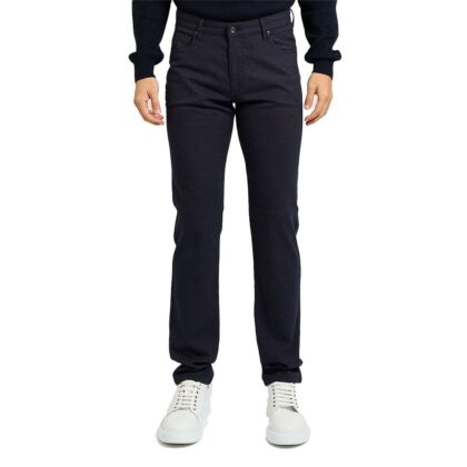 Bugatti Pantaloni 5 tasche con micro lavorazione A-I 86352D-3923 380 BLU