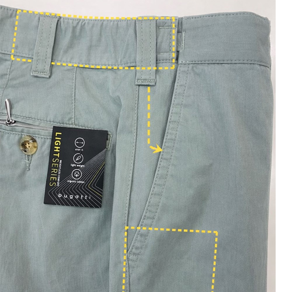 Bugatti Pantaloni Stretch Uomo P-E 16301e-1453 - immagine 7