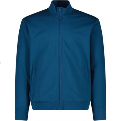 CMP Felpa da Uomo Full Zip in Cotone garzato P-E Elasticizzato, 36D8027 PETROLIO