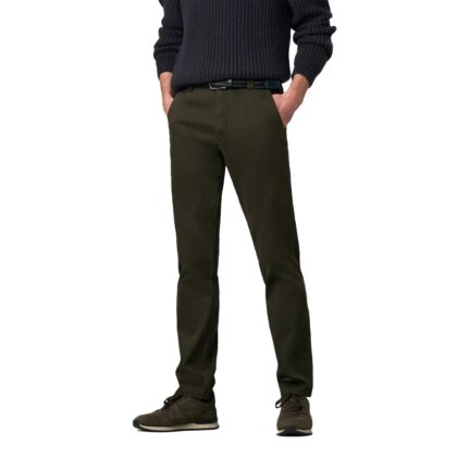 Meyer Pantalone Uomo in Cotone Stretch Chino A-I art.5613 mod.Bonn