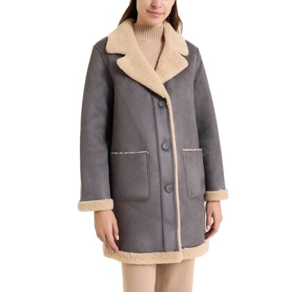 Ragno FuzzyCoat Cappotto corto double-face effetto Curly dt63kx